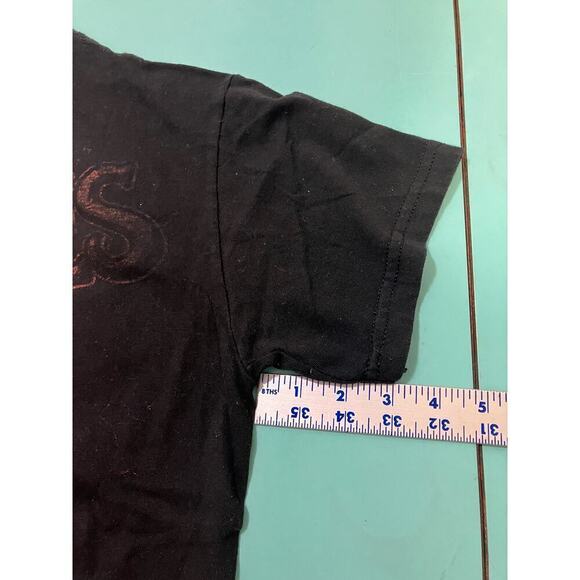 The Beatles Black Band Tee Size Medium Graphic Middleweight A Hard Day's Night - Picture 6 of 6